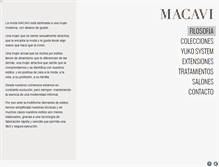 Tablet Screenshot of macavi.es